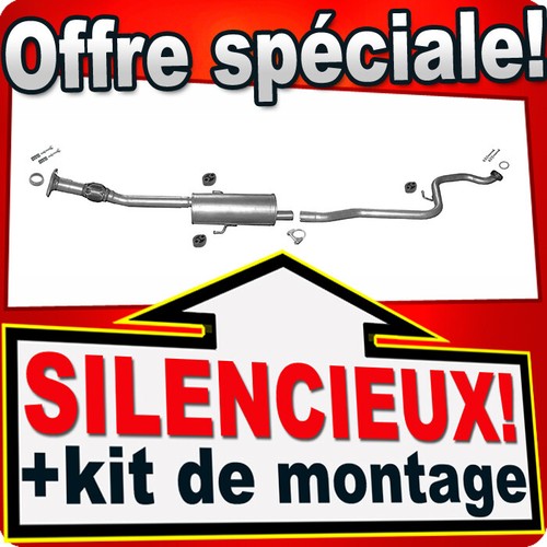 Silencieux intermédiaire pour - intermédiaire,