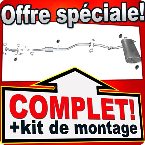 Système échappement pour - d'échappement,