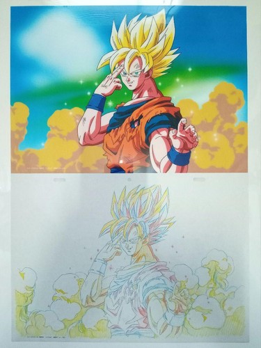 Dragon ball animation cel - ball,
