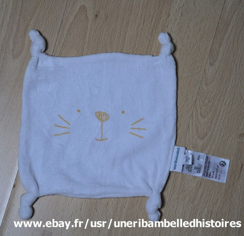Doudou plat vert baudet avec - doudou,