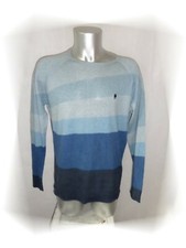 D  - Pull Fantaisie Tons de Bleus  Maille Fine 40J1108 Desigual Taille XXL