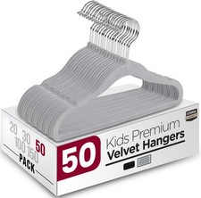 Lot de 50 cintres en Velours