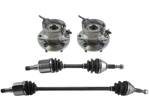 Axle and wheel hub - hub, assembly