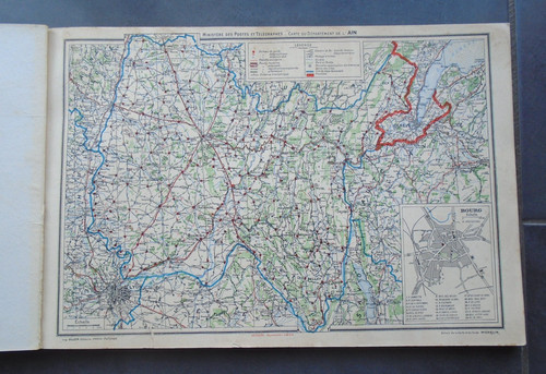 Carte departement ministere - departement,