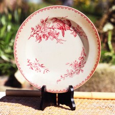 Assiette creuse ancienne en