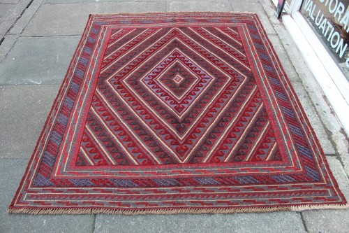 Tapis oriental afghan vintage - oriental,