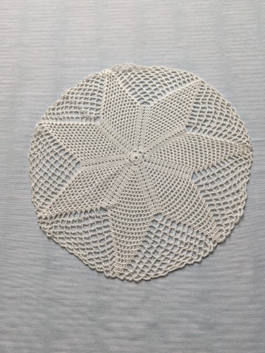 Napperon rond crochet fait - napperon,