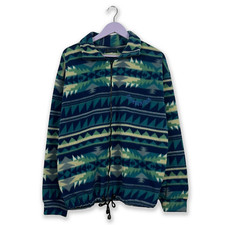 Pull Vintage À Motif Bleu Et