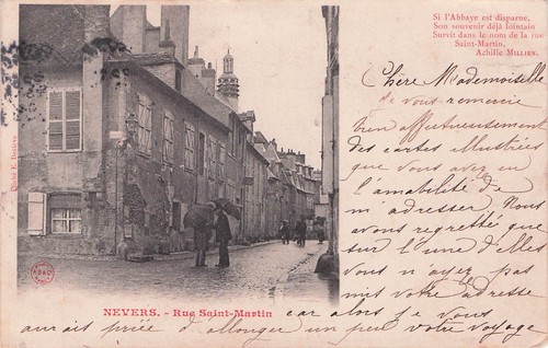 Carte postale ancienne nevers - carte,