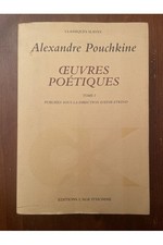 Oeuvres poétiques Tome 1 Alexandre Pouchkine 