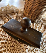 Ancien tampon buvard  en bois