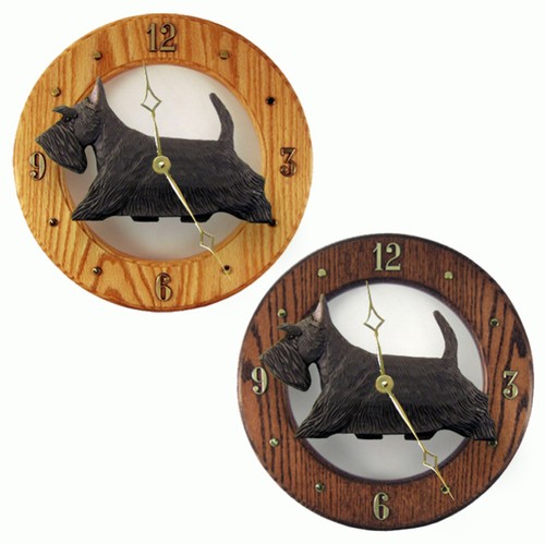Horloge bois scottish - horloge,
