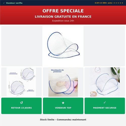 Moustiquaire pop pliable - moustiquaire,
