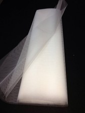 TULLE mariage BLANC RIGIDE raide bapteme déco habilleme au 40 mètre large 140 cm