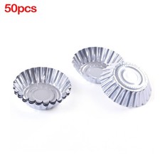 50PCS Egg-Tart Aluminium