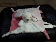 Doudou Plat Lapin Blanc