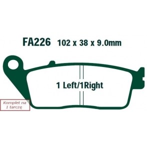 Plaquettes frein honda cbf - plaquettes,