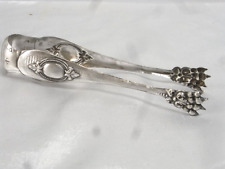 ?? ANCIENNE PINCE A SUCRE ARGENT MASSIF PATTE LION GRIFFE SILVER SUGAR