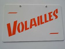 étiquette boucherie VOLAILLES