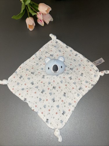 Doudou plat koala - doudou, bleu