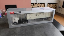 1/50 WSI MODELS CAMION MACK F700 STG S.T.G. AUTIER RENNES REMORQUE FRIGO MIB 