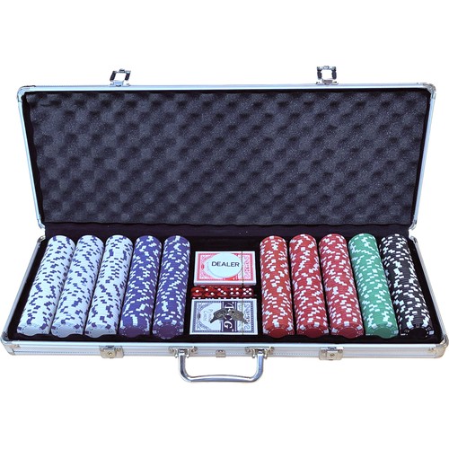 Coffret poker aluminium 500 - poker,