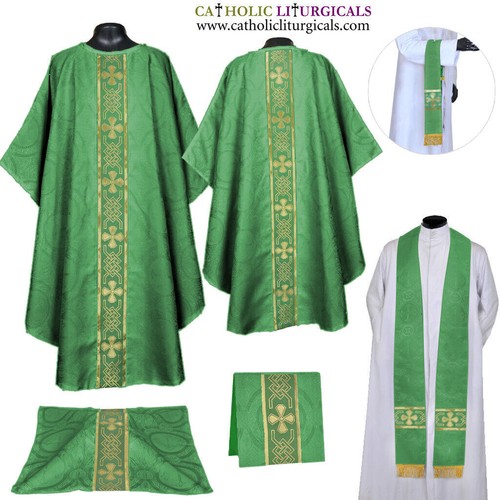 Nouveau chasuble gothique - nouveau, vert