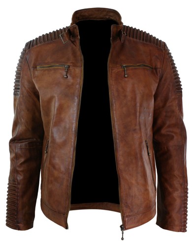 blouson cuir biker xl