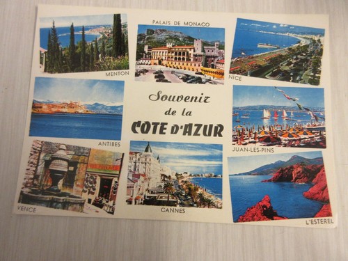 Carte postale alpes - carte,