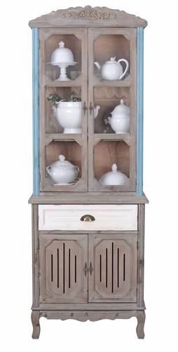 Antique style vitrine buffet - style,