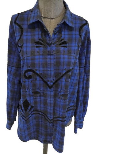 Très belle chemise coton bleu - très,