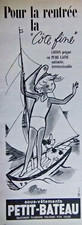 PUBLICITÉ DE PRESSE 1960 CULOTTES PETIT BATEAU POUR LA RENTRÉE COTE FINE