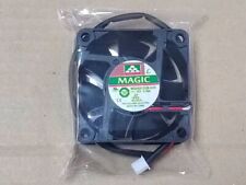 1PC MAGIC MGA6012UB-O25 6CM 6025 12V 0.38A double ball high speed cooling fan