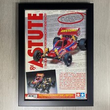 Affiche De Voiture Radiocommandée Vintage Tamiya Astute Encadrée 1989