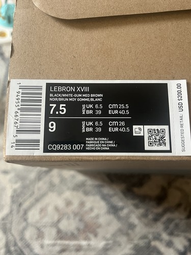 Nike lebron high - 18, top