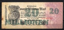 Allemagne 1923 billet de 20