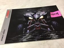 Yamaha Quad ATV 2005 YFM 50 80 125 350 YFZ 350 400 brochure catalogue prospectus