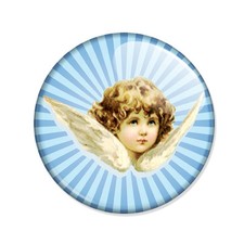 Badge TÊTE D' ANGE ailes