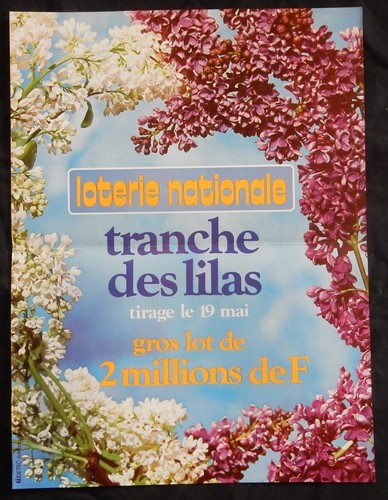Affiche loterie nationale - loterie,