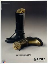 2018 : The wild boots, Aigle 1853, bottes sauvages (publicity, advertising)