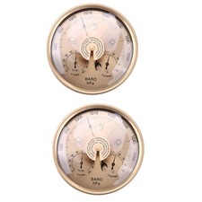 2X Baromètre Thermomètre