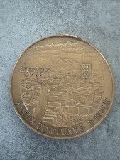 JEUX OLYMPIQUES GRENOBLE 1968 MÉDAILLE EN BRONZE