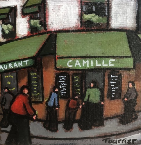 Tableau paris restaurant - tableau,