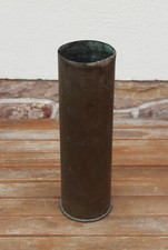 Douille obus laiton 105mm 1943 2ème Guerre Mondiale - TRES BON ETAT