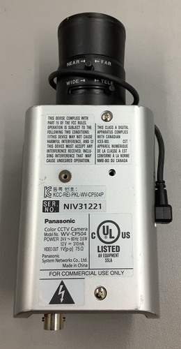Panasonic cp504 cctv camera - panasonic,