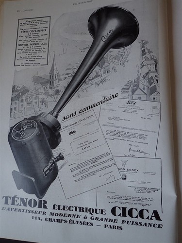 Tenor avertisseur cicca - avertisseur, +