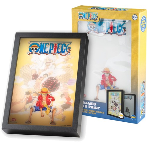 Cadre lumineux one - piece, luffy