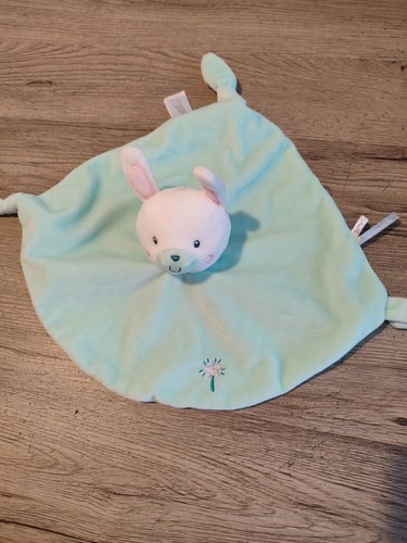 Doudou plat lapin - lapin,