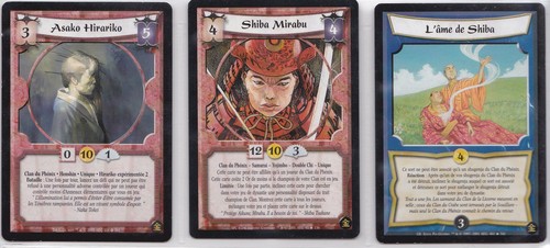 L5r lot cartes rares - rares,