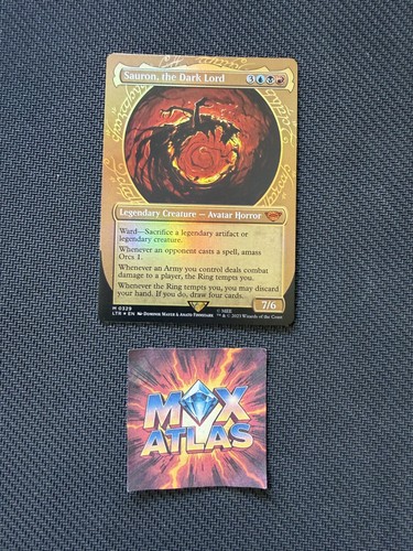 Mtg lotr sauron the - mtg, sauron,